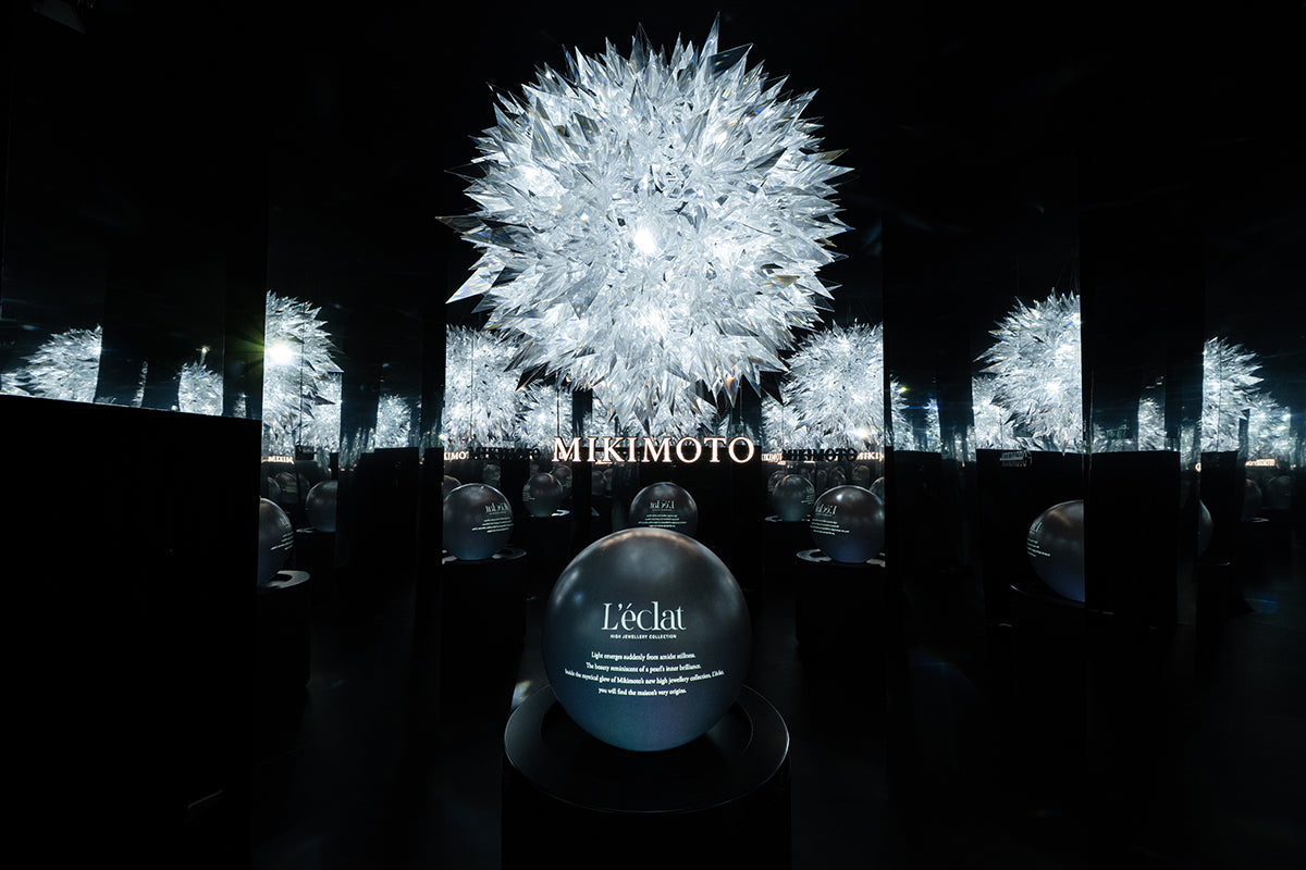 MIKIMOTO "L’éclat"|パリの新作発表を彩るシャンデリア