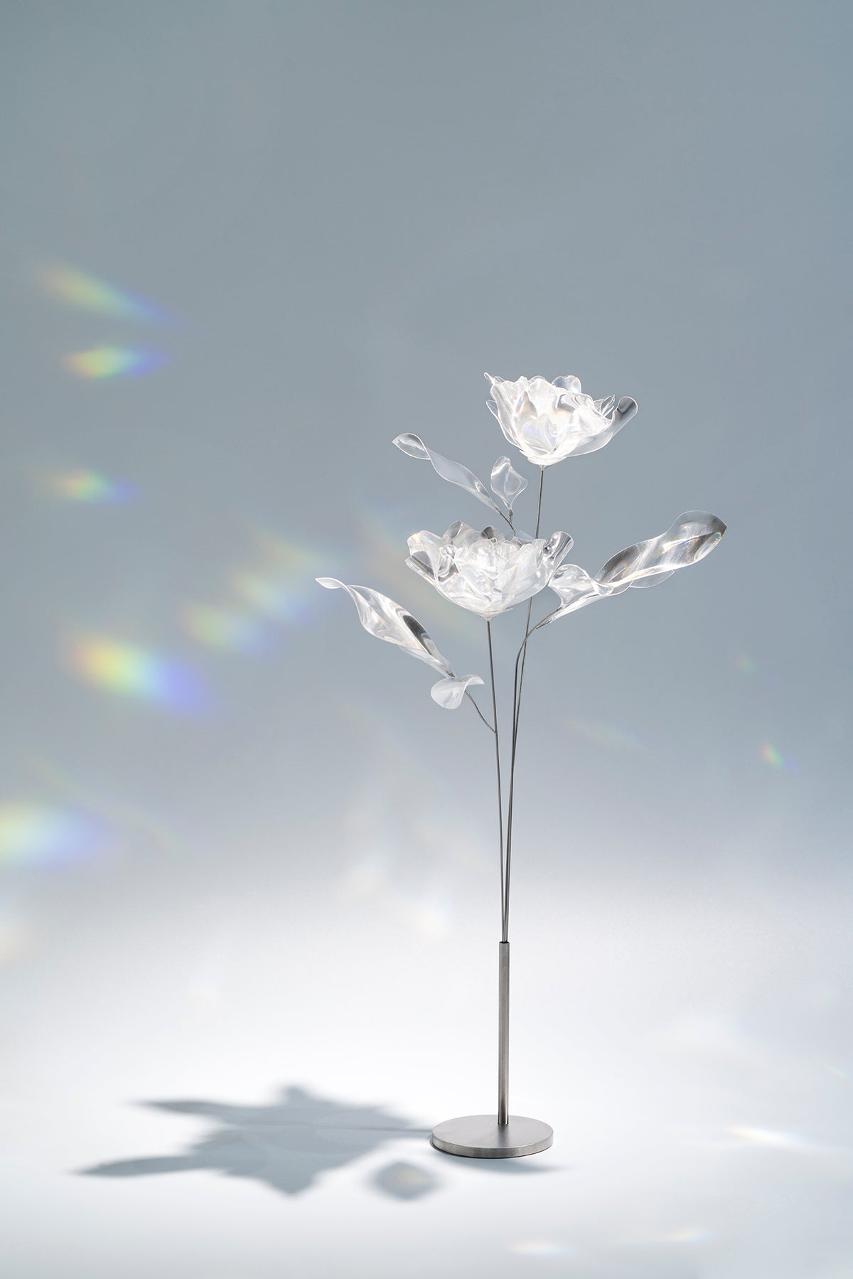 Prism Flower #3 / Set-No.06 Peony+Metal Vase